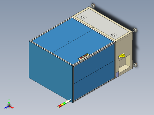 自动切边机step正等轴测缩略图