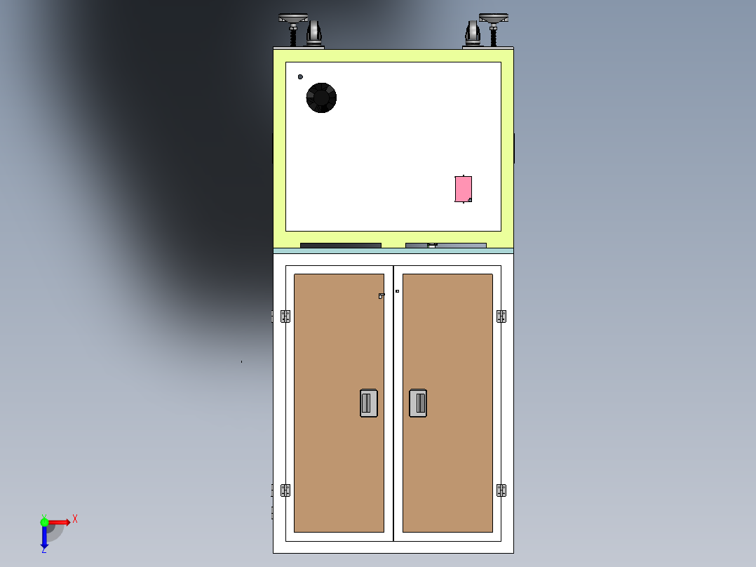 连接器凸轮插针设备sw20俯视图