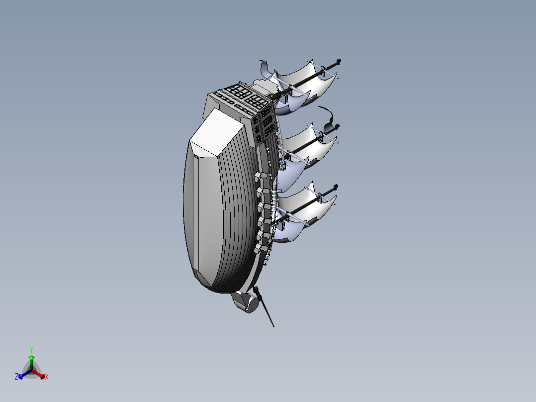 海盗船正等轴测图