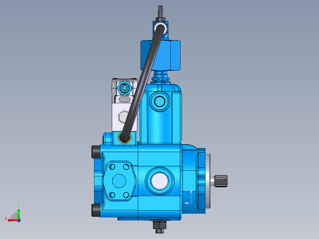 Continental Hydraulics-258065液压元件后视图