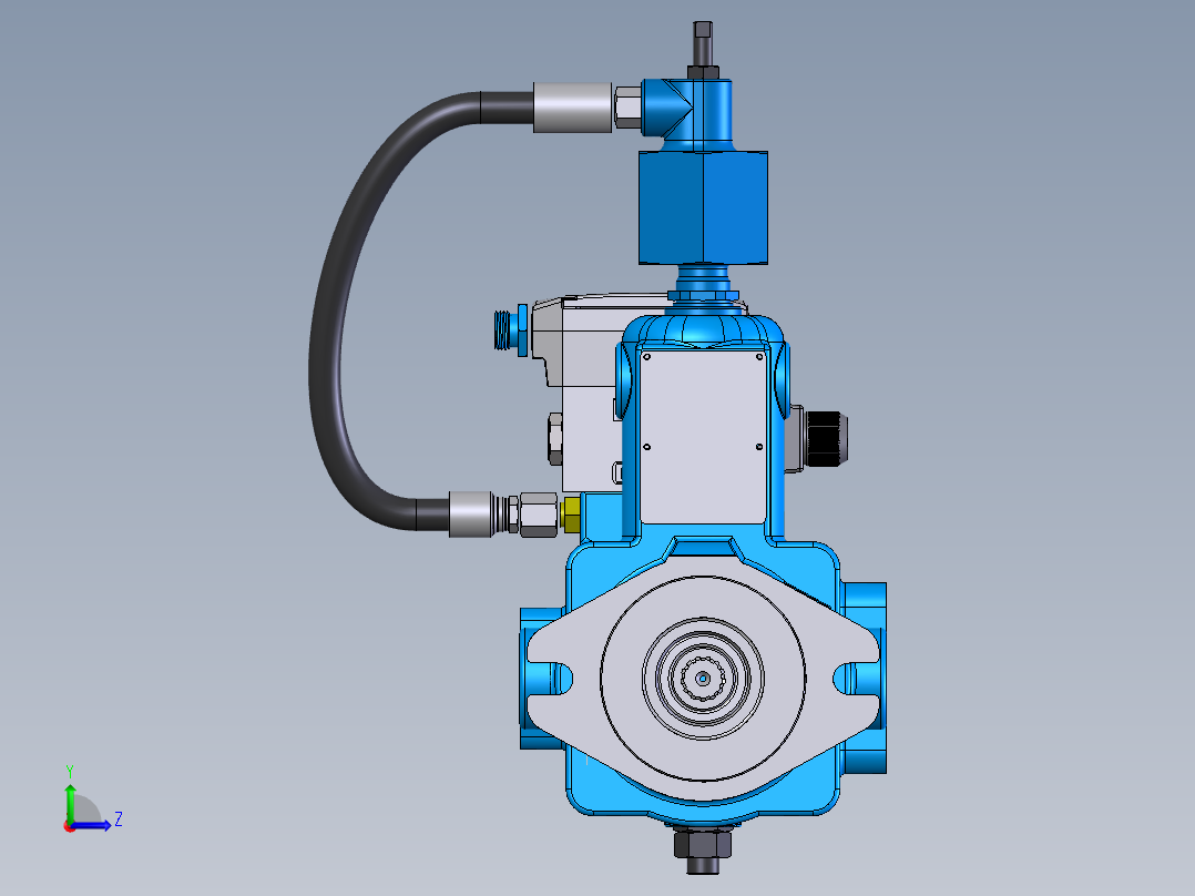 Continental Hydraulics-258065液压元件左视图