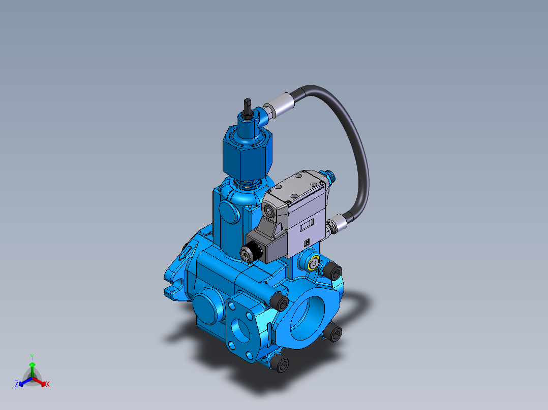 Continental Hydraulics-258065液压元件正等轴测图