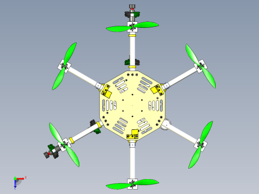 无人机喷雾器俯视缩略图