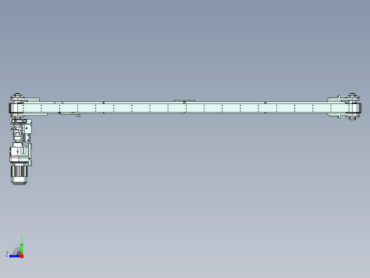 定距多工位输送线体设计右视缩略图