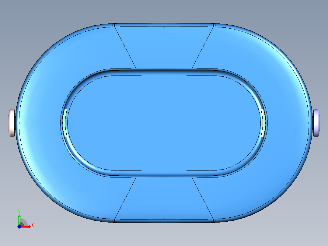 叠层饺子盒前视图