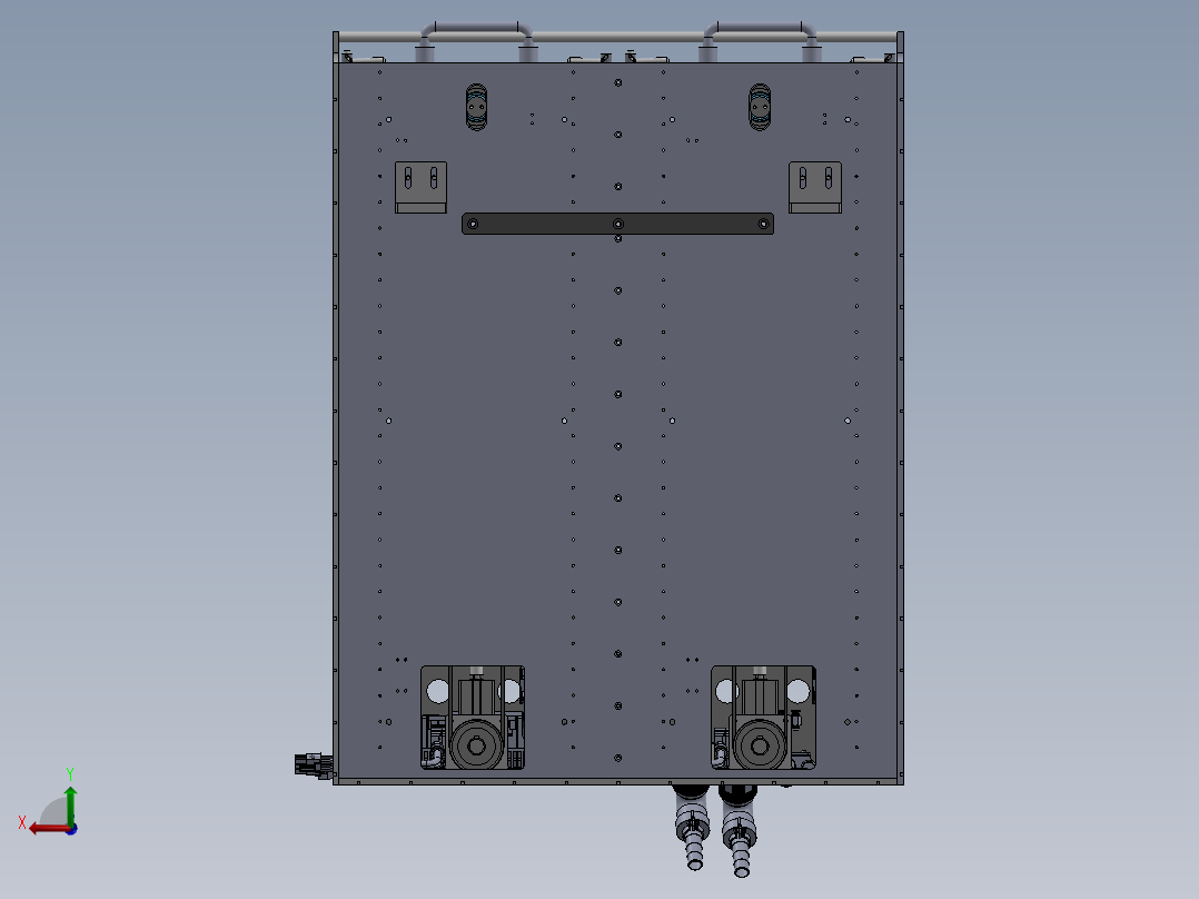 Tray盘供料机构后视图