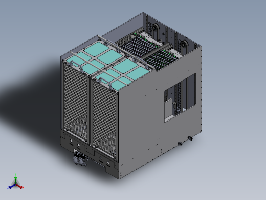 Tray盘供料机构正等轴测缩略图