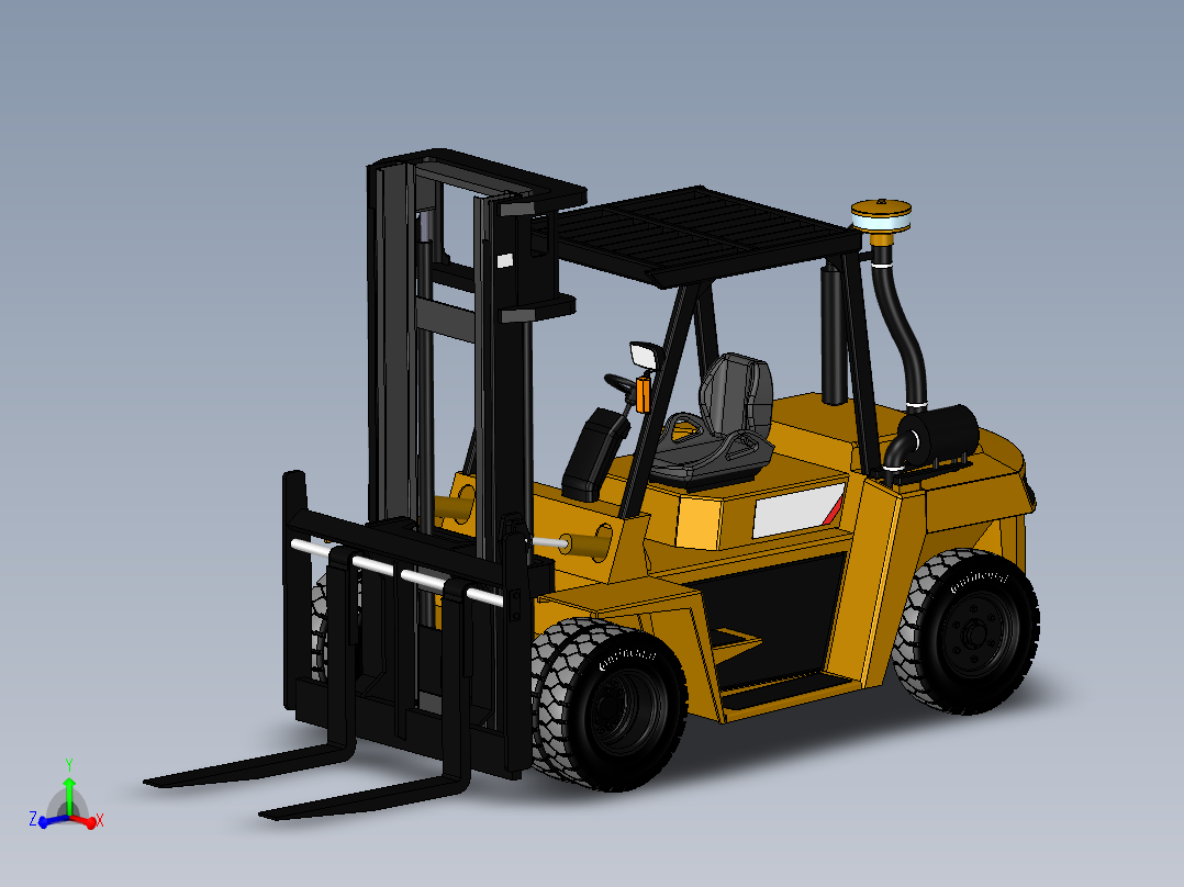 叉车、 卡特彼勒DP70 叉车 SW STP