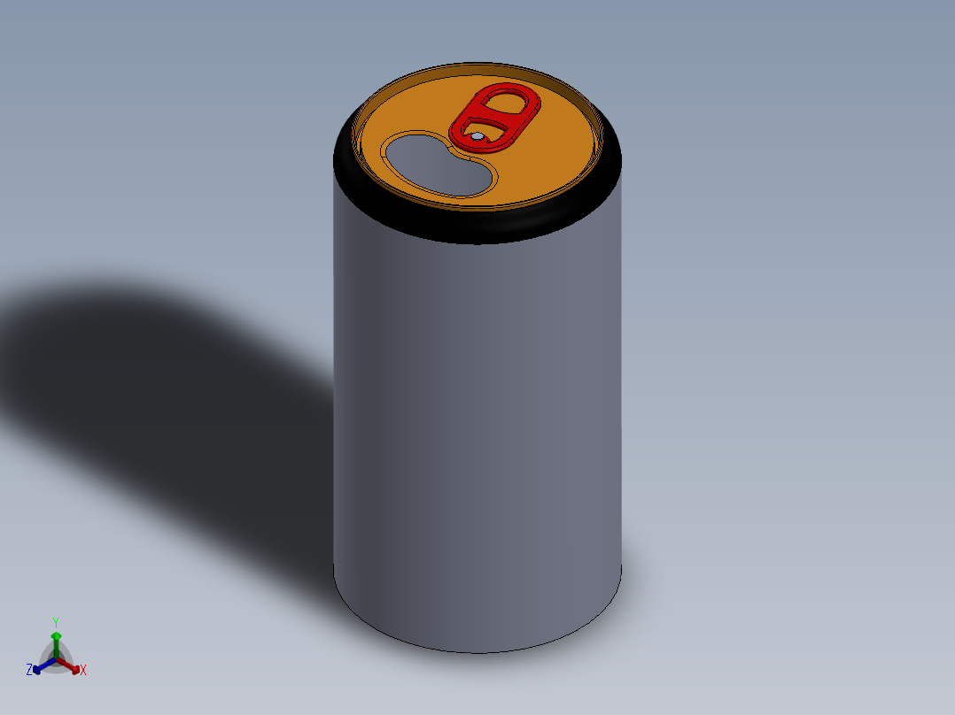 啤酒瓶、瓶子(12)正等轴测图