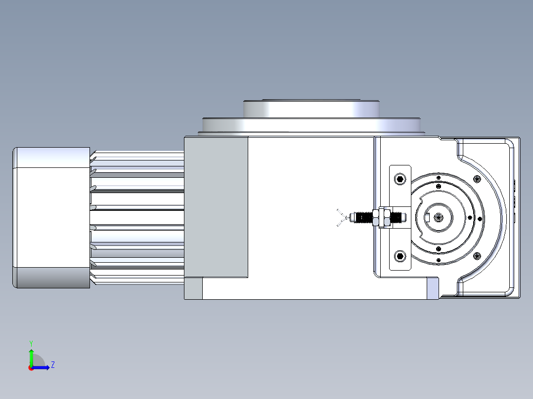 RU140DT意米精密分割器左视图