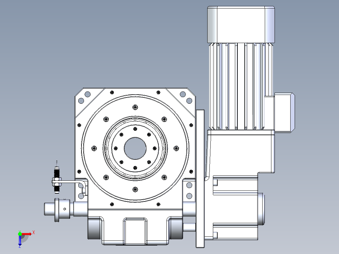 RU140DT意米精密分割器俯视图