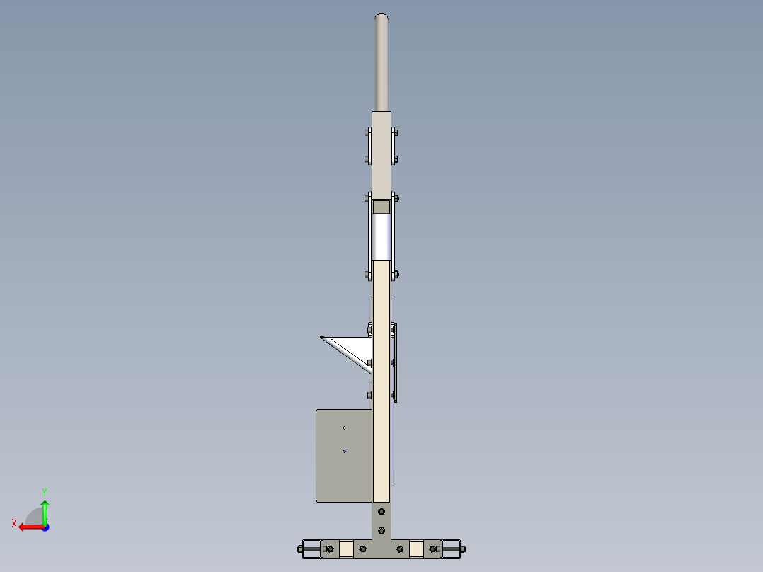 B3003508-立式手动注射机后视图