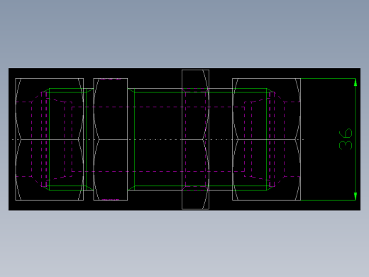 PARKER管接头EO Bulkhead union SV22LCF(16)_top