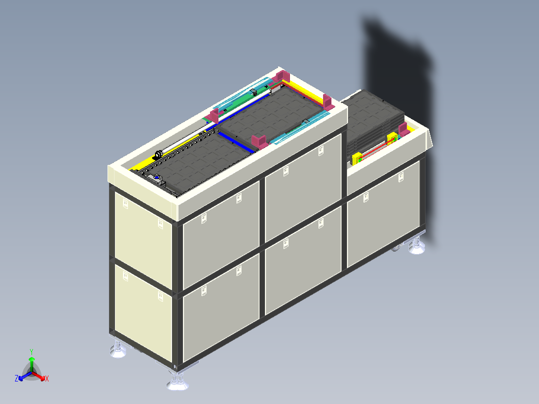3c产品tray盘循环供料收料设备