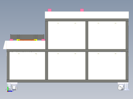 3c产品tray盘循环供料收料设备左视缩略图