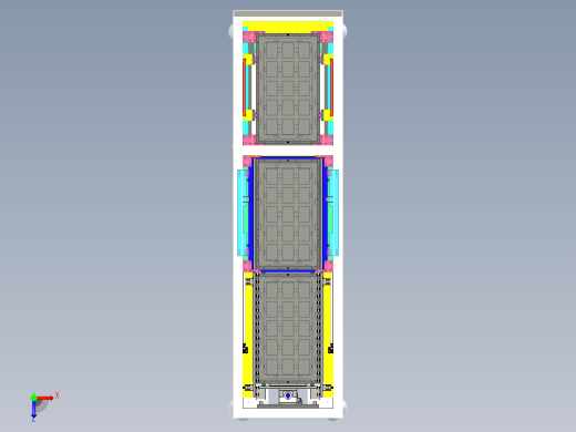 3c产品tray盘循环供料收料设备俯视缩略图