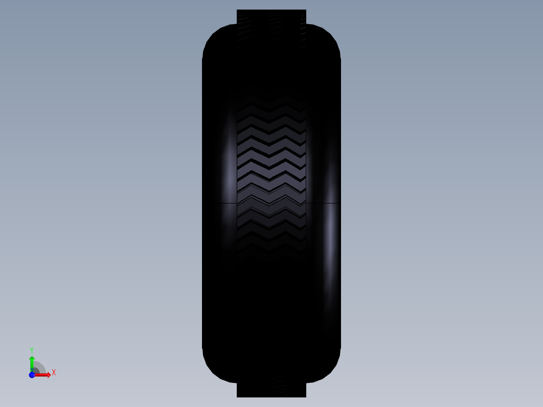 废物搬运装载车前视图