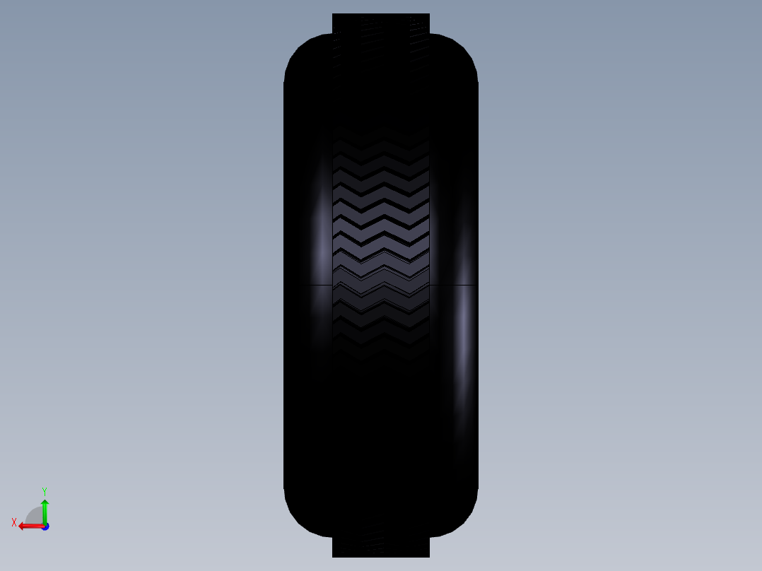 废物搬运装载车后视图