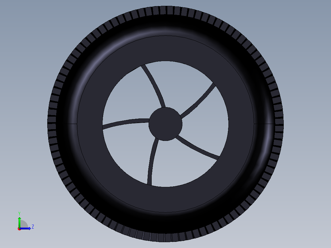 废物搬运装载车左视图