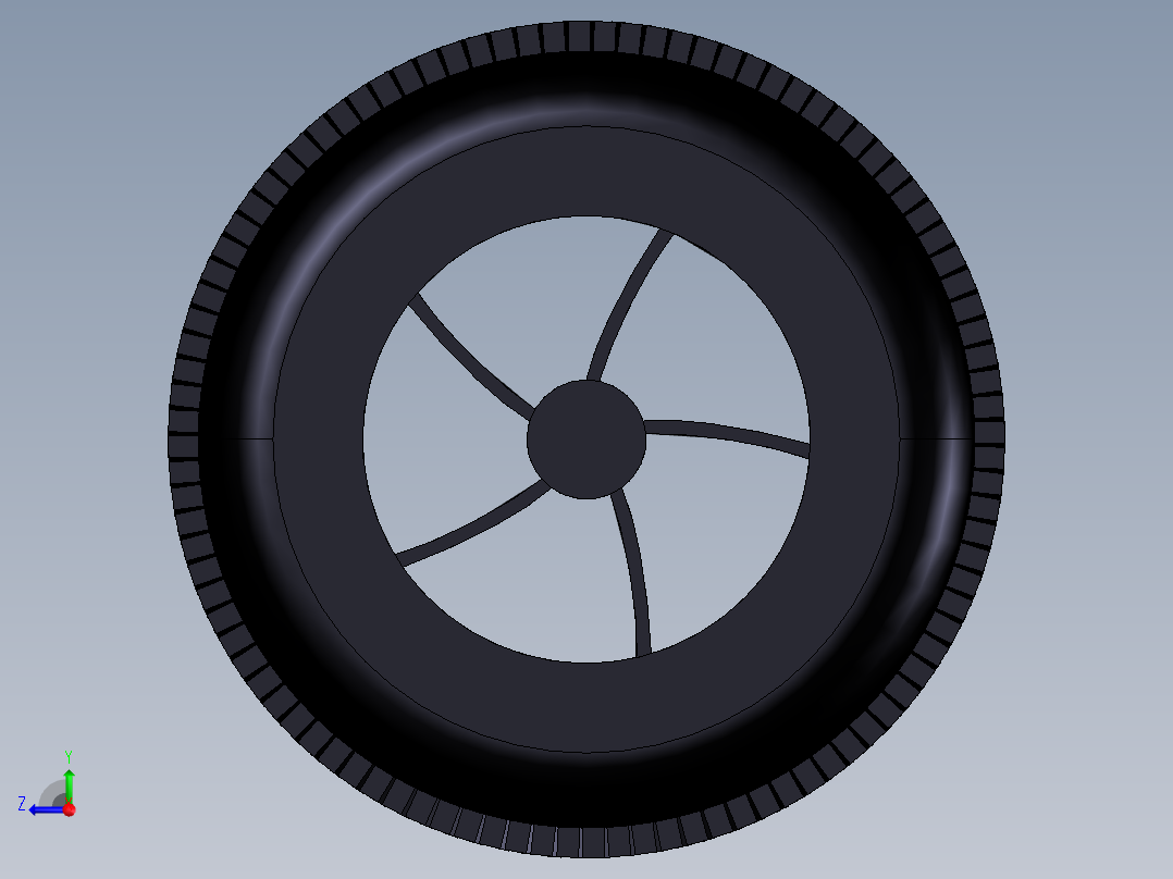 废物搬运装载车右视图