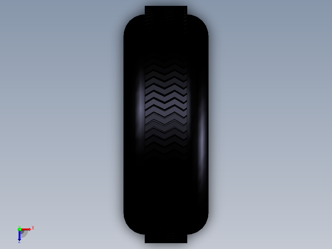 废物搬运装载车俯视图