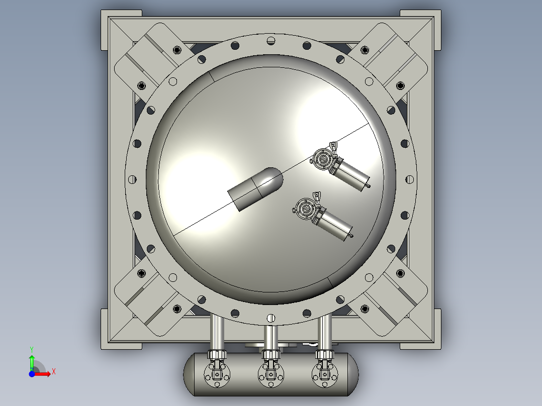 真空过滤器前视图