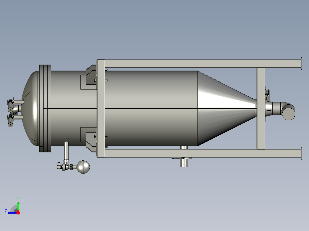 真空过滤器右视图