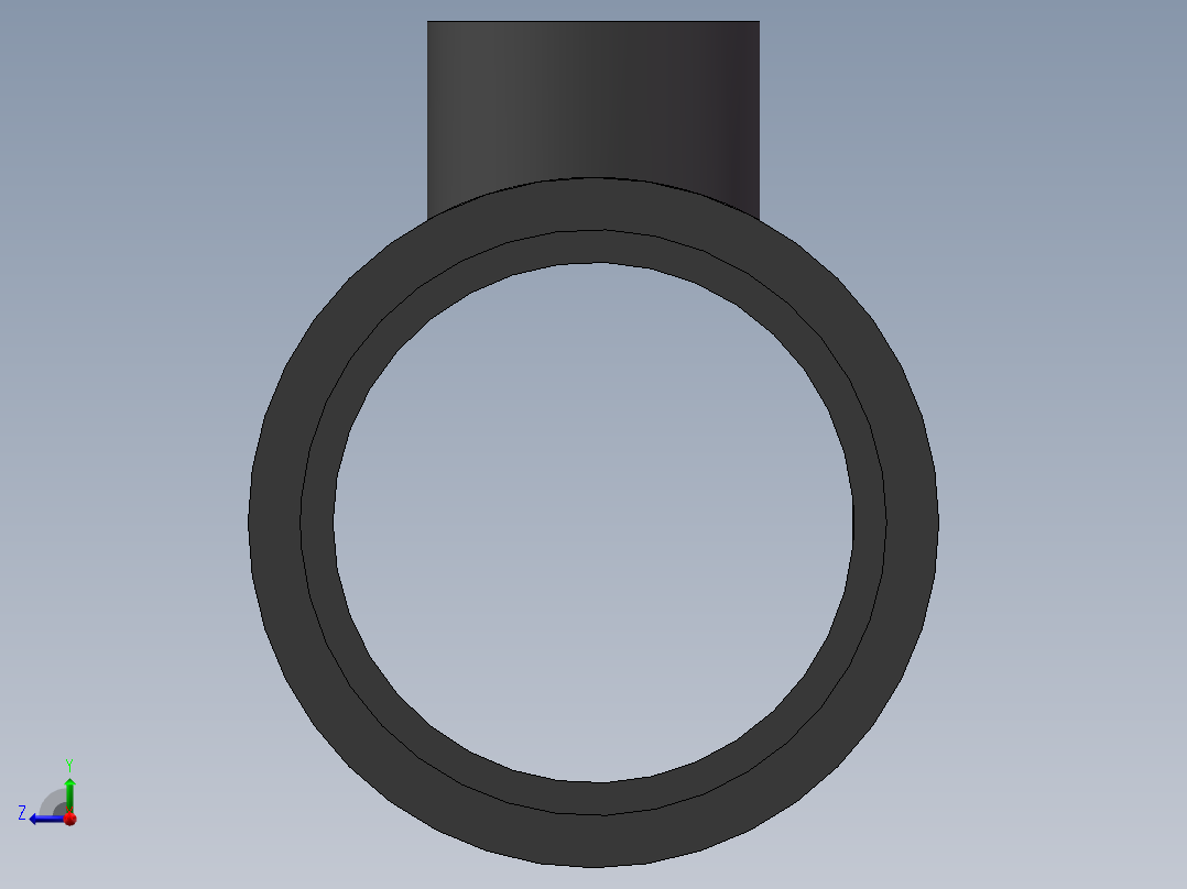 UPVC_RTEE_DN80_20右视图