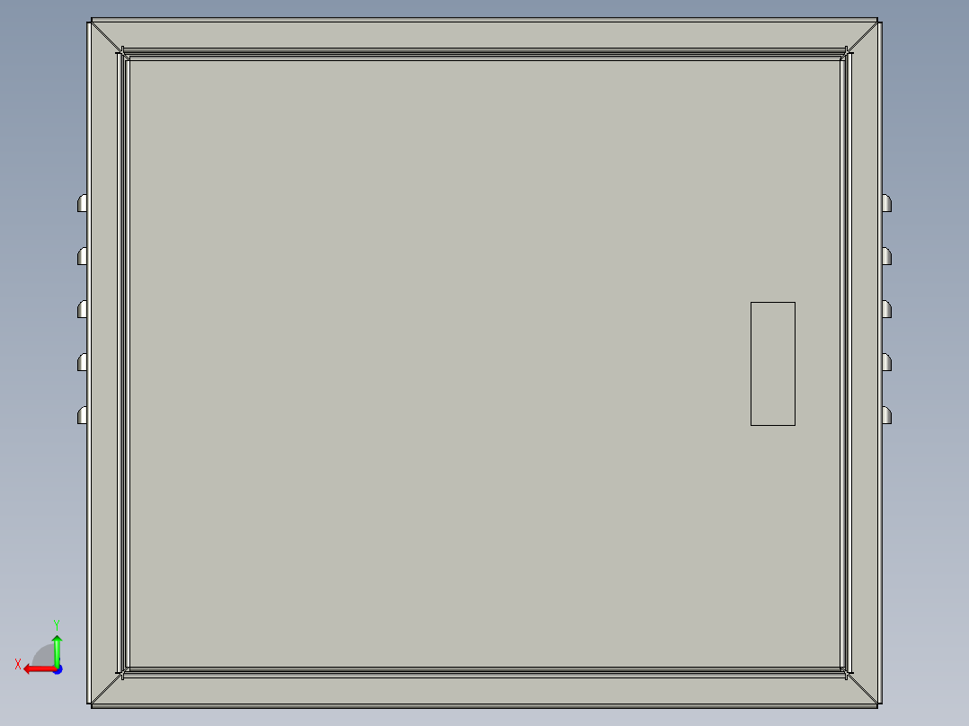 LXYC-BOSS050003操作屏部件后视图