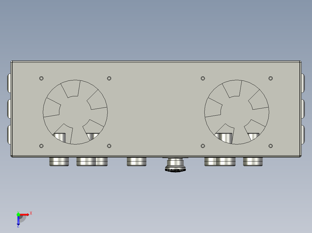LXYC-BOSS050003操作屏部件俯视图