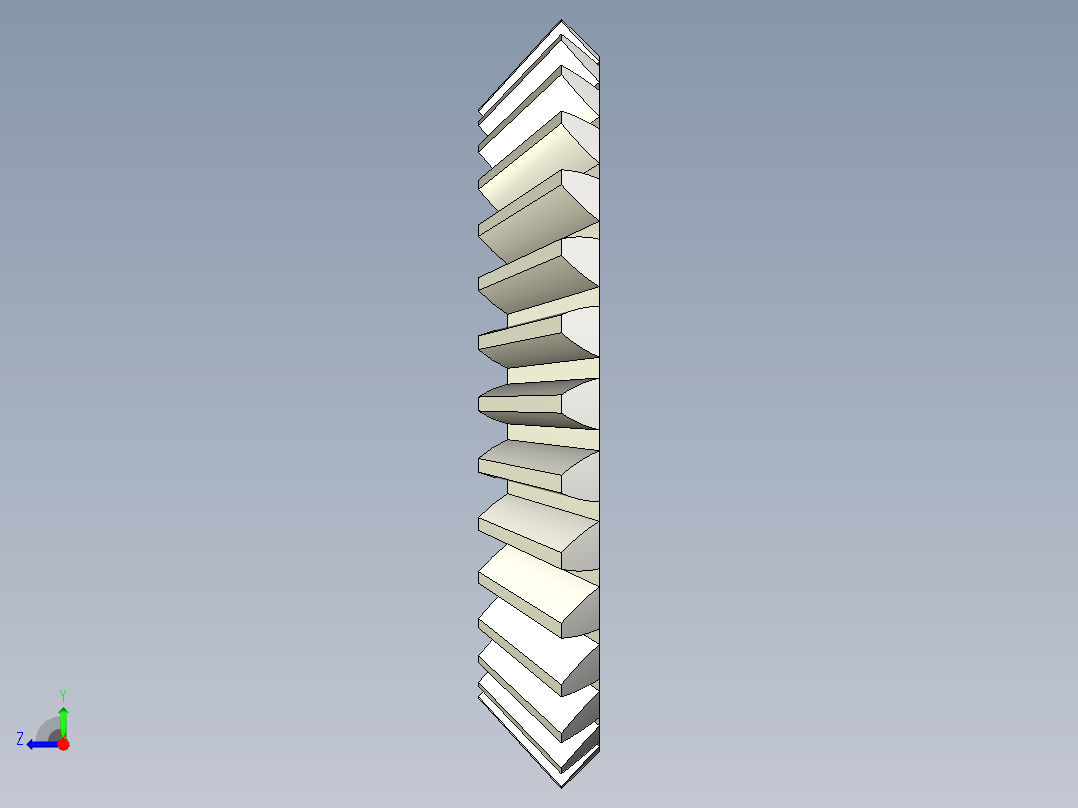 A0004049-30齿锥齿轮右视图