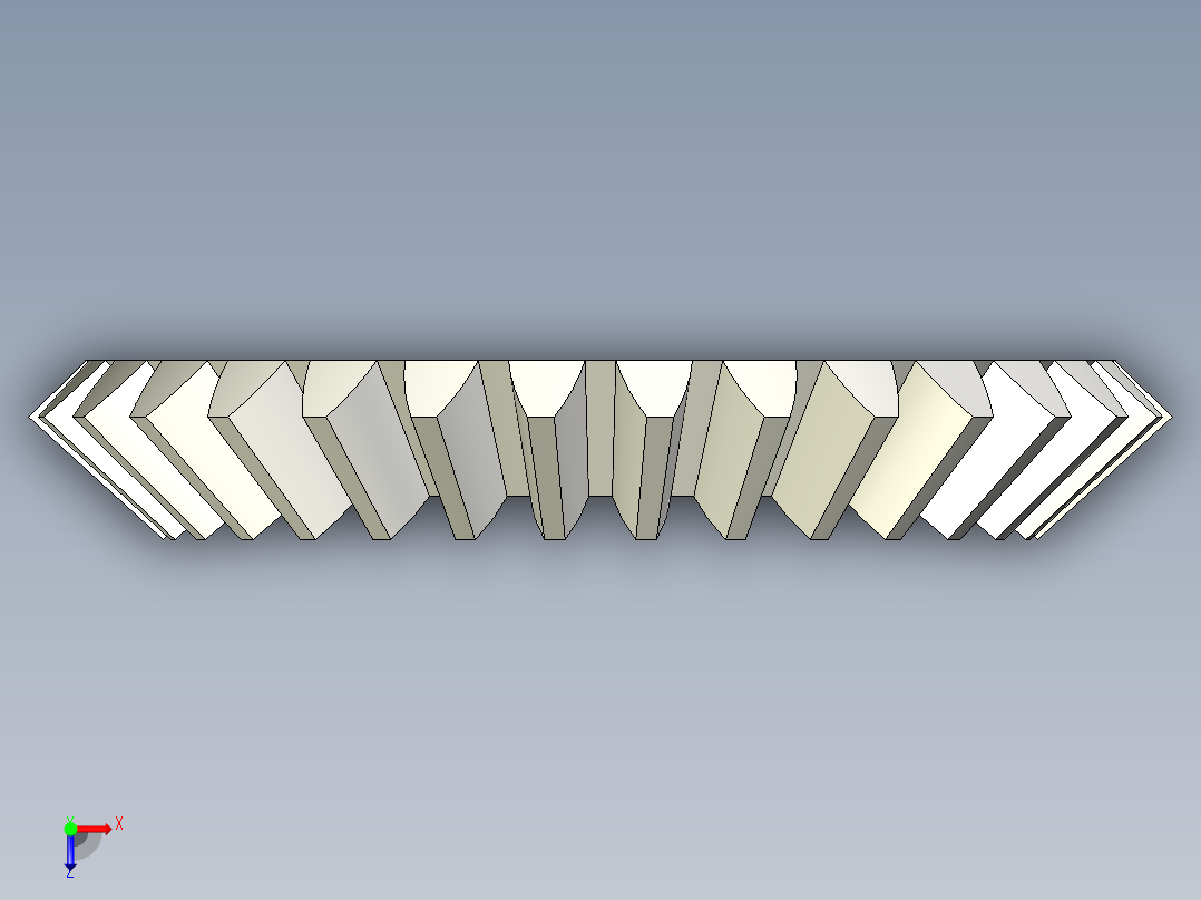 A0004049-30齿锥齿轮俯视图