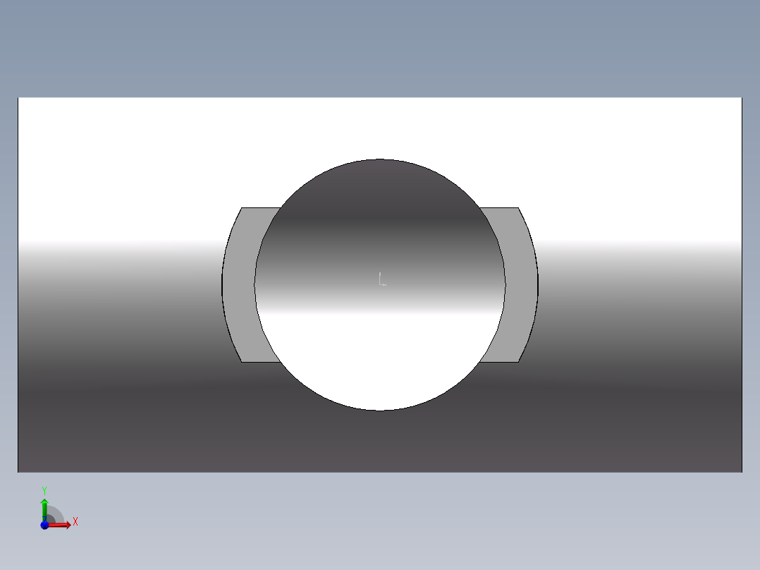 U-PVC_TEE_DN50前视图