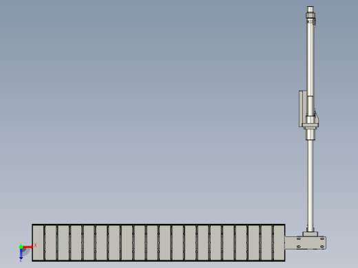 推料盒组件俯视缩略图