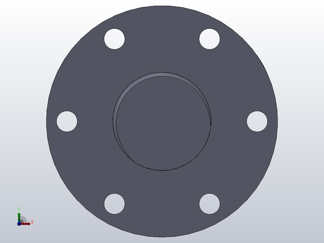 法兰式单螺母FEM-E-S[32x5Rx3.5-4]前视图