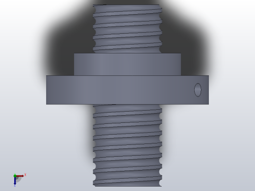 法兰式单螺母FEM-E-S[32x5Rx3.5-4]俯视缩略图
