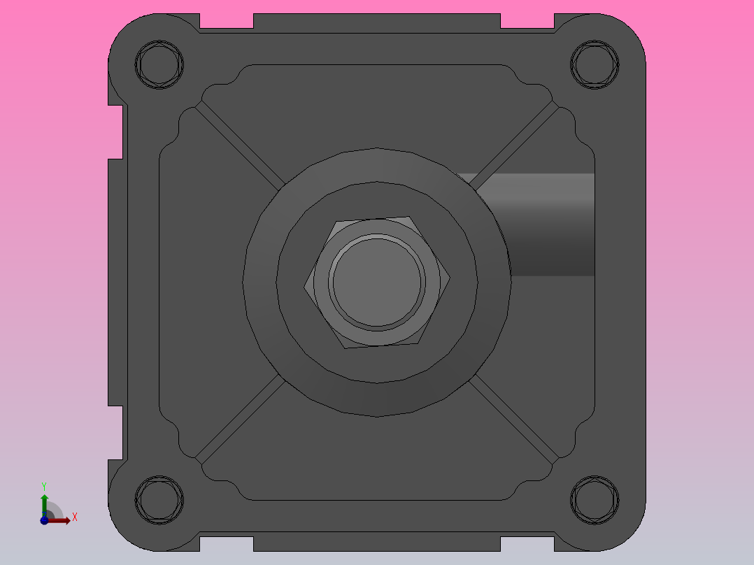 SE标准复动型气缸SE 100×900-S前视图