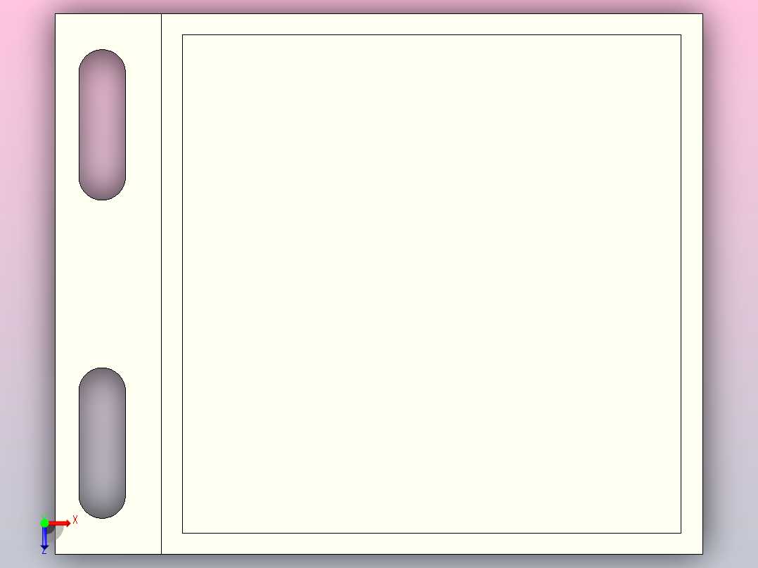 深浦光电传感器 PH2-TR200S 配套N-101反光板俯视图