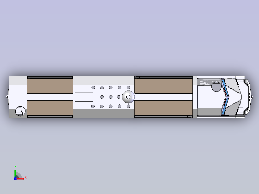 装甲机车 STP前视图