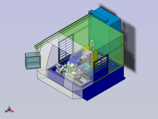 万能工具磨床模型3D图纸
