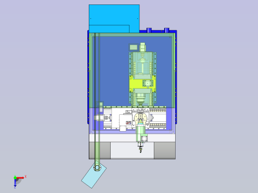 万能工具磨床模型3D图纸俯视缩略图