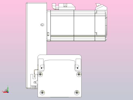 皮带直线轴半封闭可选导轨TPA-HNB-85S-90-L200-RU-C-P20-N3后视缩略图