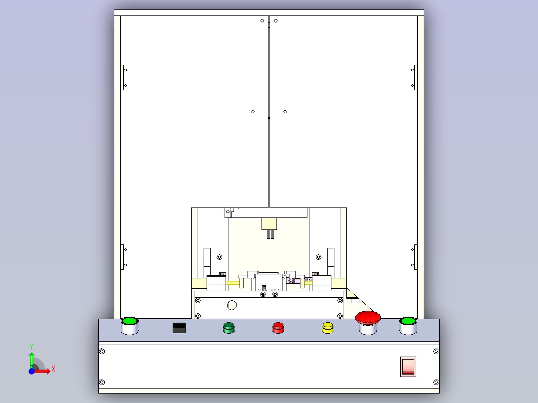 ZH-FD1点检治具3D模型前视图