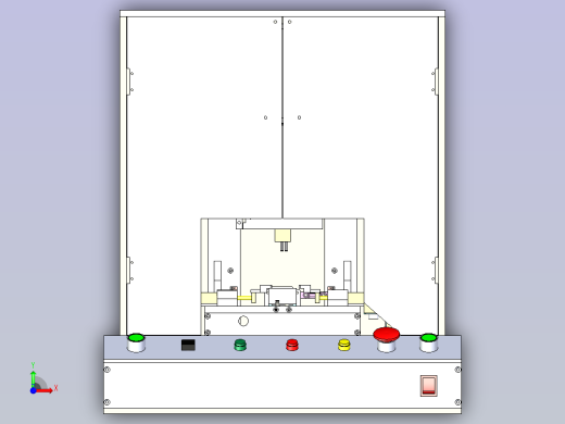 ZH-FD1点检治具3D模型前视缩略图