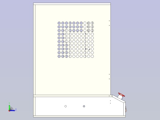 ZH-FD1点检治具3D模型左视缩略图