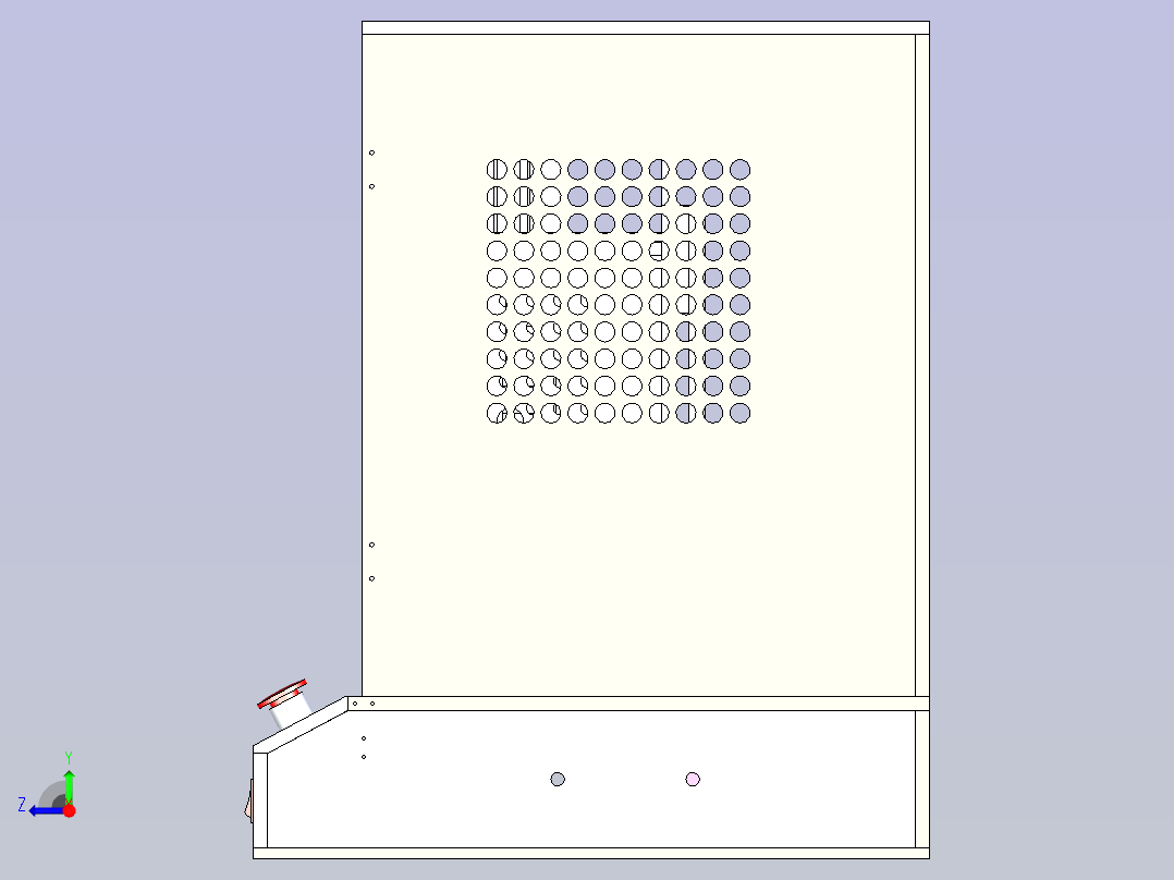 ZH-FD1点检治具3D模型右视图
