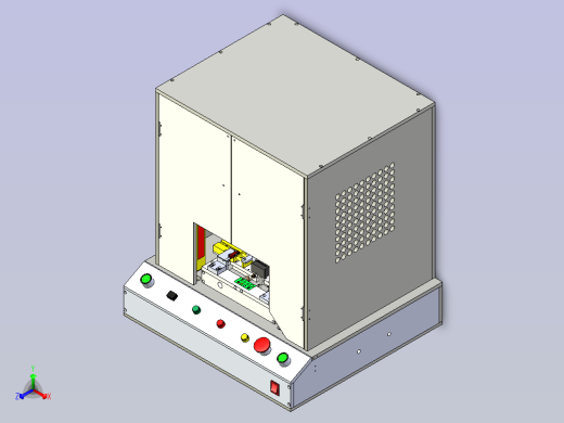 ZH-FD1点检治具3D模型正等轴测缩略图