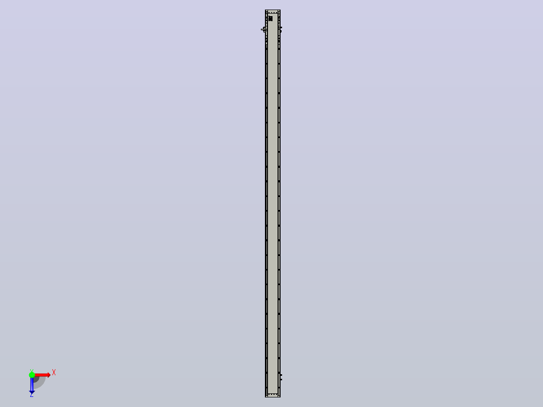 直驱直线电机轴TPA-LNP3-120-35C4-1-L2820-3-C-10-N3俯视图