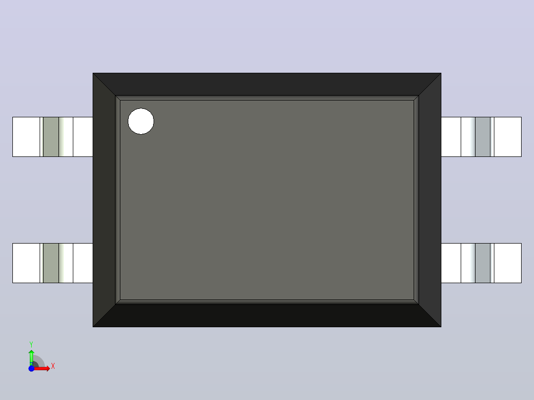 106x SOIC 封装（小外形集成电路）SOIC254P1016X460-4N前视图