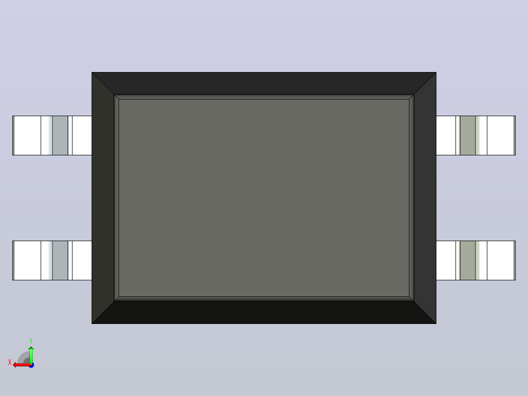 106x SOIC 封装（小外形集成电路）SOIC254P1016X460-4N后视图
